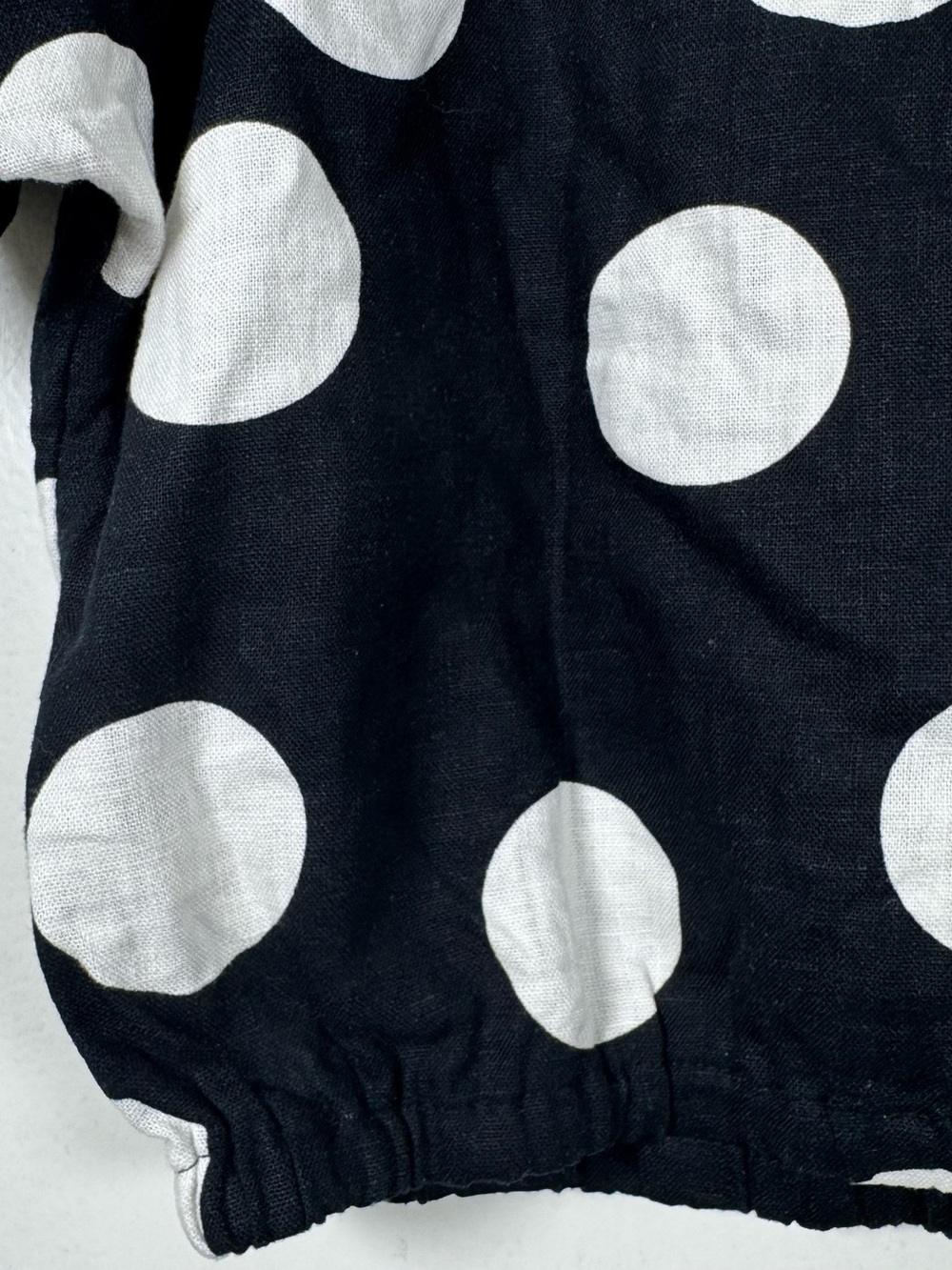 Tabitha Brown X Target Jumbo Polka Dot Linen 1950’s Retro Top Women’s Small NEW - Picture 5 of 7